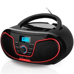 Radio CD Daewoo DW3013/ 4W/ Rojo