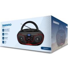 Radio CD Daewoo DW3013/ 4W/ Rojo