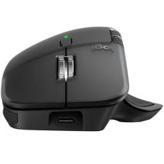 Ratón Ergonómico Inalámbrico Logitech MX Master 4/ Batería recargable/ Hasta 8000 DPI/ Grafito