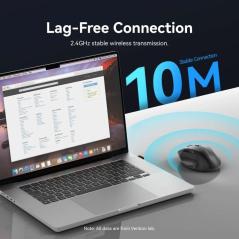 Ratón Ergonómico Inalámbrico Vention KTHB0/ Hasta 4000 DPI