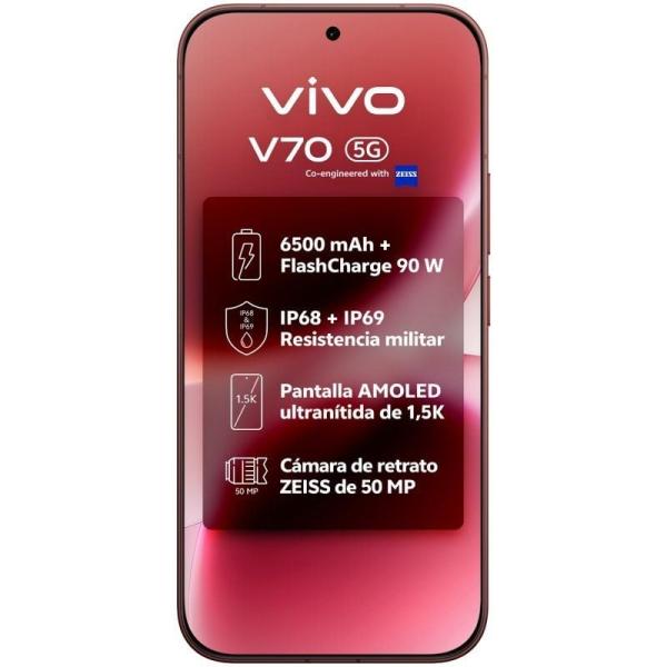 Smartphone Vivo V70 8GB/ 512GB/ 6.59'/ 5G/ Marrón
