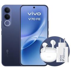 Smartphone Vivo V70 FE 8GB/ 256GB/ 6.83'/ 5G/ Azul/ Incluye Cargador + Auriculares