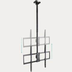 Soporte de Techo Giratorio/ Inclinable TooQ LPCE11100TSLI-B para TV de 50-100'/ hasta 80kg