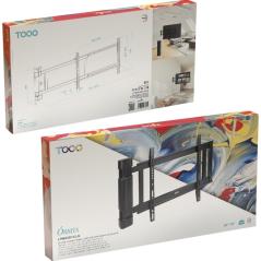 Soporte de Pared Eléctrico Giratorio TooQ LPM4381XL-B para TV de 32-75'/ hasta 50kg