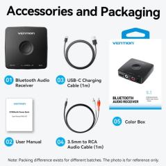 Receptor de Audio Inalámbrico Vention NAJB0