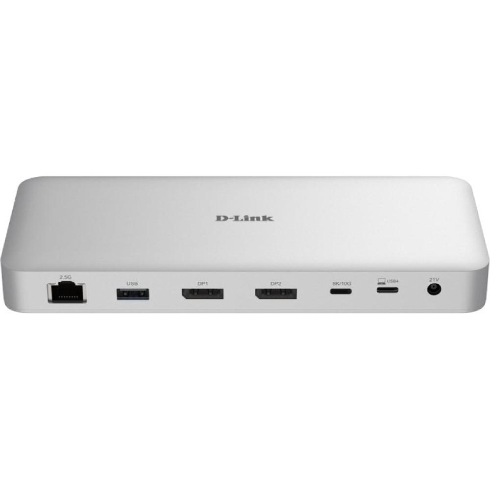 Docking USB Tipo-C 4.0 D-Link DUF-901/E/ 3xUSB/ 3xUSB Tipo-C/ 2xDisplayPort/ 1xRJ45/ 1xUSB Tipo-C PD/ Blanco