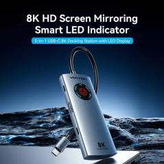 Docking USB Tipo-C Vention TQXHB/ 2xUSB/ 1xUSB Tipo-C/ 1xHDMI/ 1xUSB Tipo-C PD/ Gris