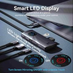 Docking USB Tipo-C Vention TQXHB/ 2xUSB/ 1xUSB Tipo-C/ 1xHDMI/ 1xUSB Tipo-C PD/ Gris