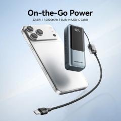 Powerbank 10000mAh Vention FKOH0/ 22.5W/ Gris