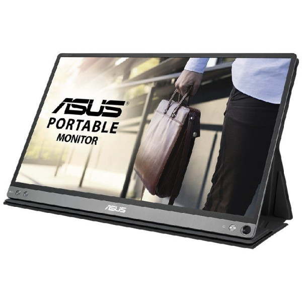 Monitor Portátil Asus ZenScreen Go MB16AP 15.6'/ Full HD/ Plata y Negro - Imagen 1