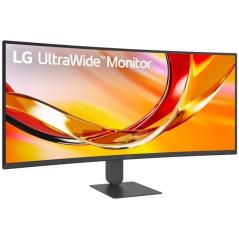 Monitor Profesional Ultrapanorámico LG UltraWide 34U640B-B 34'/ WQHD/ Regulable en altura/ Negro