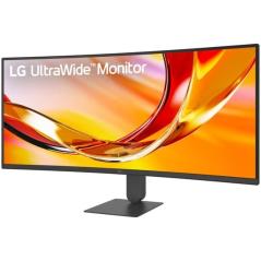 Monitor Profesional Ultrapanorámico LG UltraWide 34U640B-B 34'/ WQHD/ Regulable en altura/ Negro