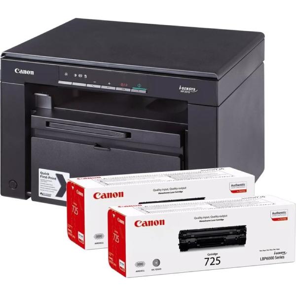 Multifunción Láser Monocromo Canon I-SENSYS MF3010/ Negra