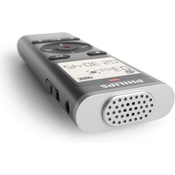 Grabadora de Voz Philips VoiceTracer DVT1170/ 20kHz/ Plata