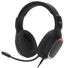Pack Gaming Krom Kenta/ Teclado RGB + Ratón + Alfombrilla + Auriculares