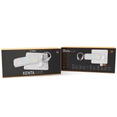 Pack Gaming Krom Kenta/ Teclado RGB + Ratón + Alfombrilla + Auriculares/ Blanco