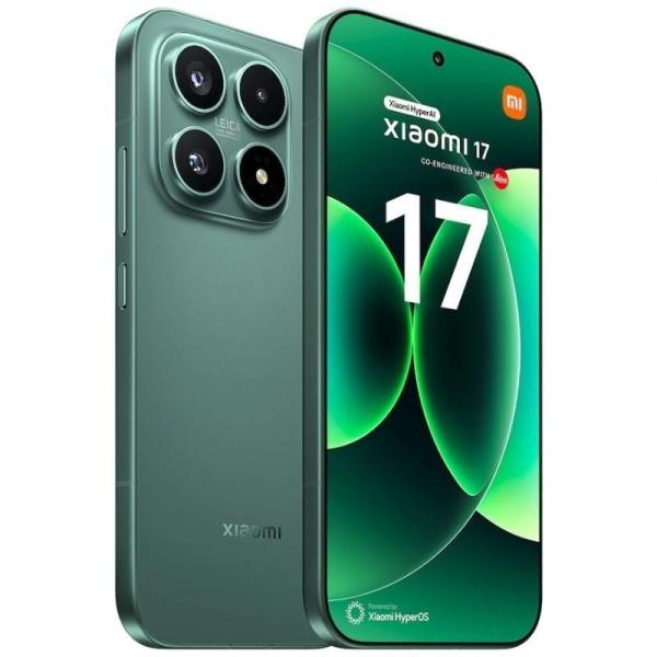 Smartphone Xiaomi 17 12GB/ 512GB/ 6.3'/ 5G/ Verde