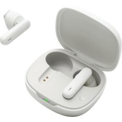 Auriculares Bluetooth JBL Wave Flex 2 con estuche de carga/ Autonomía 10h/ Blancos