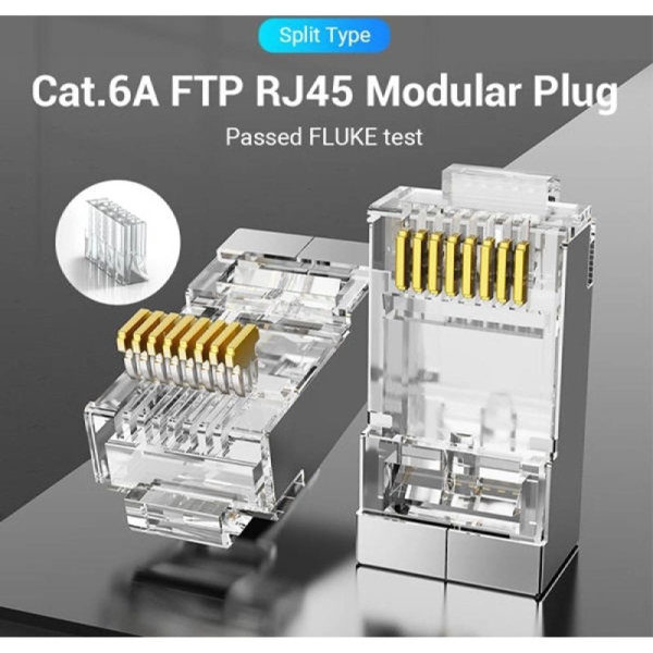 Conector RJ45 IDFR0-50/ Cat.6A FTP/ 50 uds
