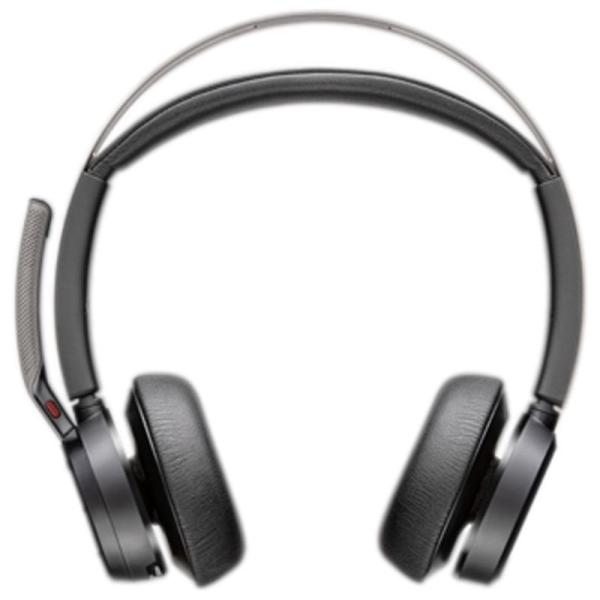 Auriculares Inalámbricos PolyVoyager Focus 2 USB-C-C + Adaptador USB-C/A/ con Micrófono/ Bluetooth/ Negros