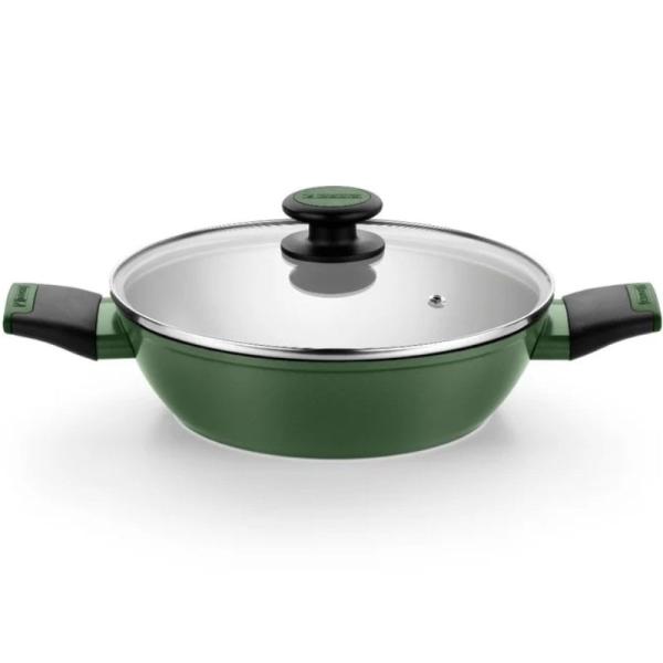 Pack Batería de Cocina Monix Forest M509900/ Cazo Ø16cm/ Cacerolas bajas Ø24 - 28cm/ Cacerolas Ø20cm/ Acero Inoxidable/ Apta par