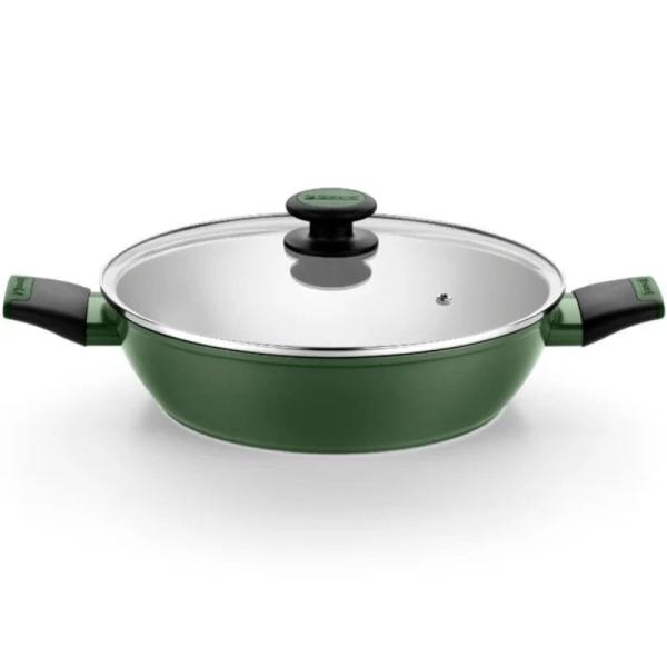 Pack Batería de Cocina Monix Forest M509900/ Cazo Ø16cm/ Cacerolas bajas Ø24 - 28cm/ Cacerolas Ø20cm/ Acero Inoxidable/ Apta par
