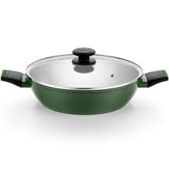 Pack Batería de Cocina Monix Forest M509900/ Cazo Ø16cm/ Cacerolas bajas Ø24 - 28cm/ Cacerolas Ø20cm/ Acero Inoxidable/ Apta par