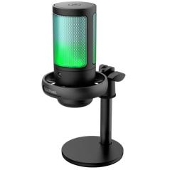 Micrófono Gaming Trust Gaming GXT 238 Auron 26081/ USB/ Negro