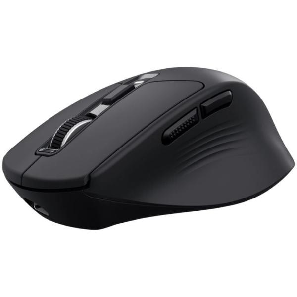Ratón Inalámbrico Trust Niven Confort 26021/ Batería recargable/ Hasta 3200 DPI/ Negro