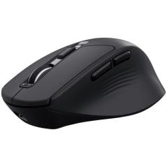 Ratón Inalámbrico Trust Niven Confort 26021/ Batería recargable/ Hasta 3200 DPI/ Negro