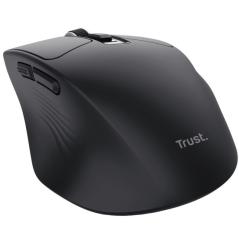 Ratón Inalámbrico Trust Niven Confort 26021/ Batería recargable/ Hasta 3200 DPI/ Negro