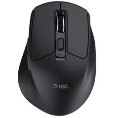 Ratón Inalámbrico Trust Niven Confort 26021/ Batería recargable/ Hasta 3200 DPI/ Negro