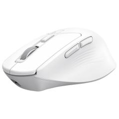 Ratón Inalámbrico Trust Niven Confort 26022/ Batería recargable/ Hasta 3200 DPI/ Blanco