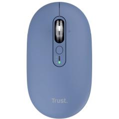 Ratón Inalámbrico Trust Seron 26020/ Batería recargable/ Hasta 3200 DPI/ Azul