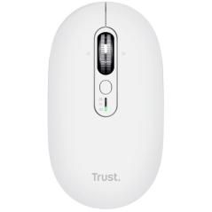 Ratón Inalámbrico Trust Seron 26019/ Batería recargable/ Hasta 3200 DPI/ Blanco