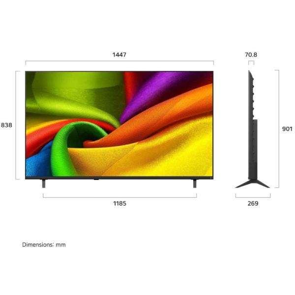 Televisor LG NanoCell 65NU850B6LA 65'/ Ultra HD 4K/ Smart TV/ WiFi/ Negro