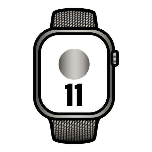 Apple Watch Series 11/ GPS / Cellular/ 46mm/ Titanio Natural/ Correa Milanese Natural S/M