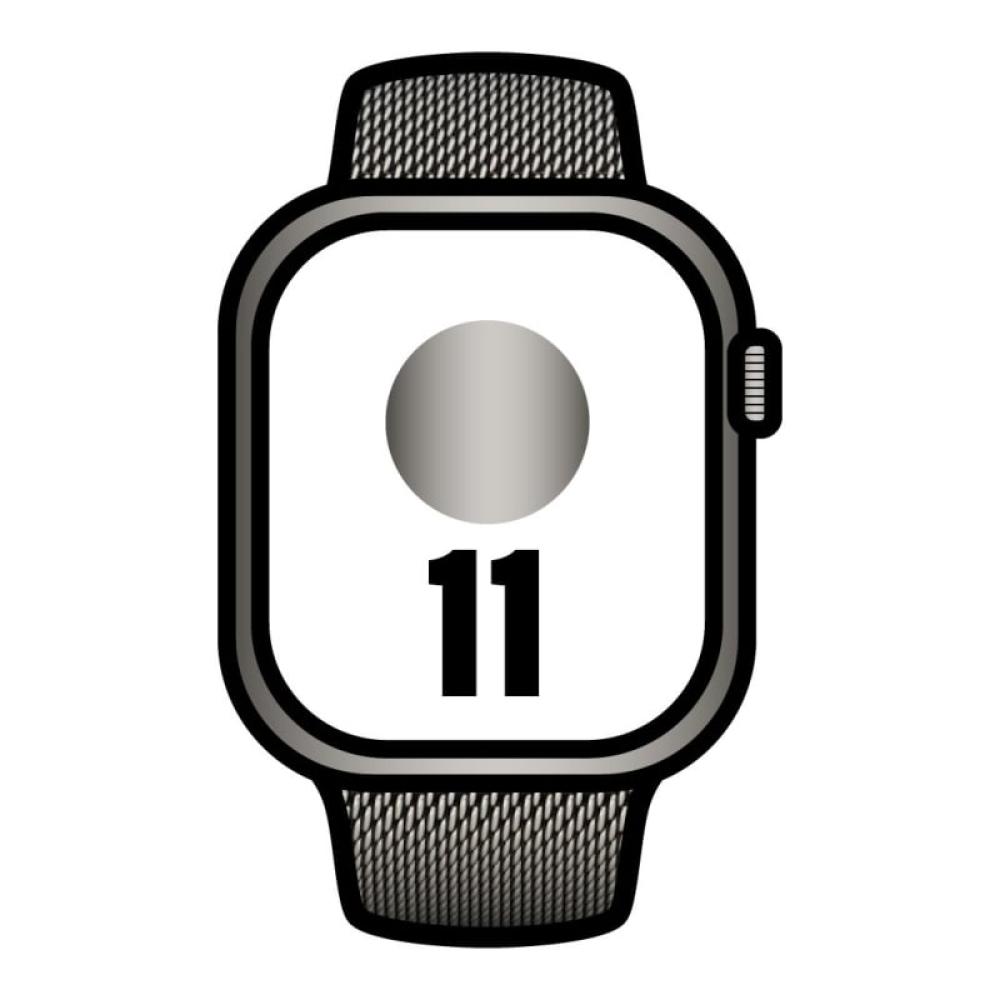 Apple Watch Series 11/ GPS / Cellular/ 46mm/ Titanio Natural/ Correa Milanese Natural S/M