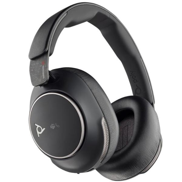 Auriculares Inalámbricos Poly Voyager Surround 80 UC USB Tipo-C + Adaptador USB-C/A/ con Micrófono/ Bluetooth/ Negros