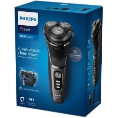 Afeitadora Philips Shaver Series 3000 S3343/13/ con Batería/ 4 Accesorios