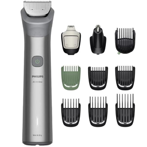 Cortapelos All-In-One Trimmer Philips Series 5000 MG5921/15/ con Batería/ 10 Accesorios