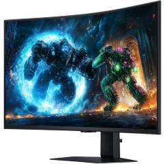 Monitor Gaming Curvo Samsung Odyssey G7 G75F 37'/ 4K/ 1ms/ 165Hz/ VA/ Regulable en altura/ Negro
