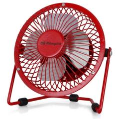 Mini Ventilador USB Orbegozo PW 1027/ Rojo