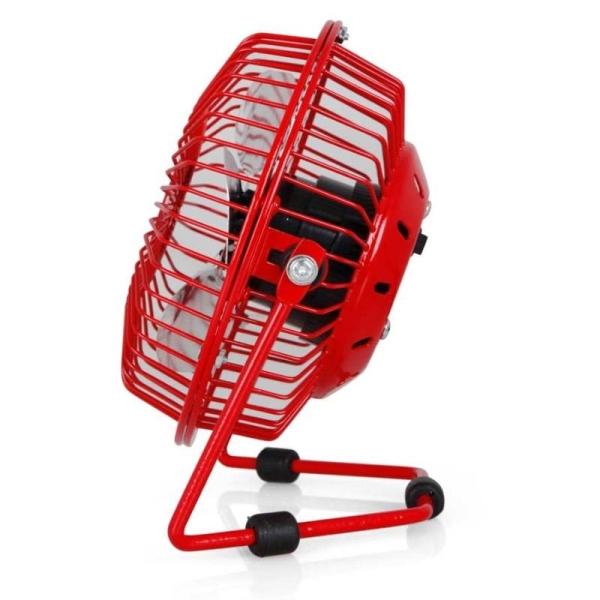 Mini Ventilador USB Orbegozo PW 1027/ Rojo