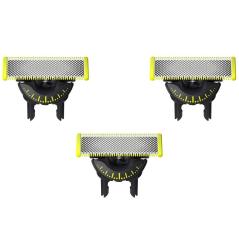 Cabezal de Reemplazo para Afeitadora Eléctrica Philips OneBlade/ Pack 3