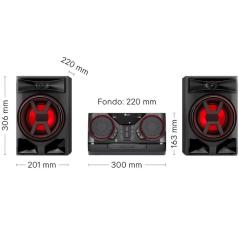 Microcadena con bluetooth LG XBOOM CK43N/ 300W