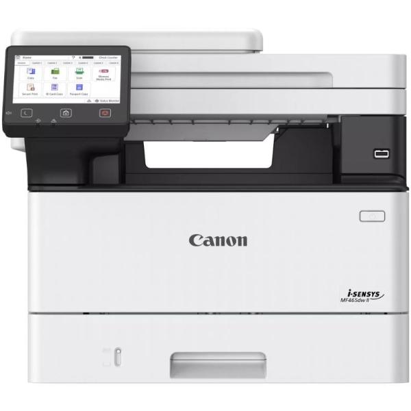 Multifunción Láser Color Canon i-SENSYS MF465dw II WiFi/ Fax/ Dúplex/ Blanca