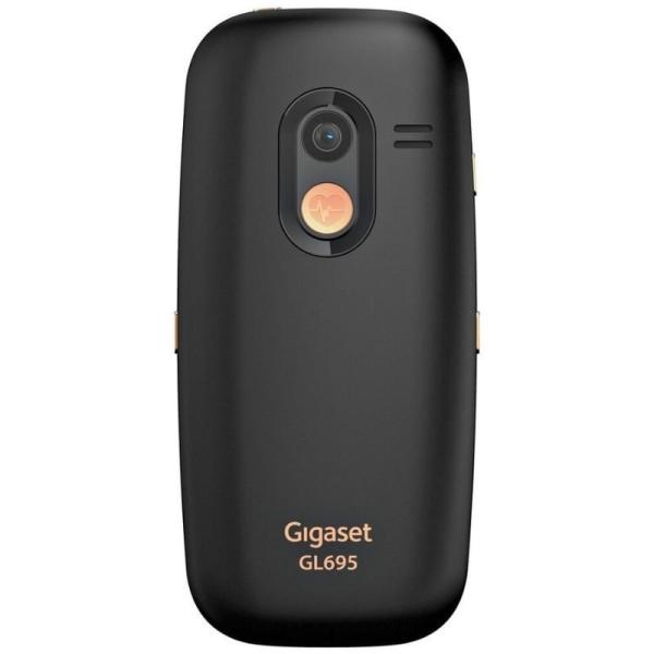Teléfono Móvil Gigaset GL695 para Personas Mayores/ 4G/ Negro