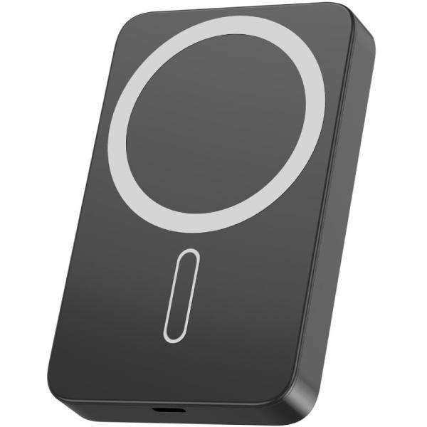 Powerbank 10000mAh Leotec LEPOWW20W10K/ 20W/ Wireless/ Negra/ Incluye Cable USB Tipo-C