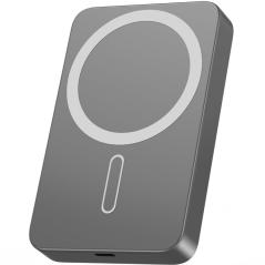 Powerbank 10000mAh Leotec LEPOWW20W10G/ 20W/ Wireless/ Gris/ Incluye Cable USB Tipo-C